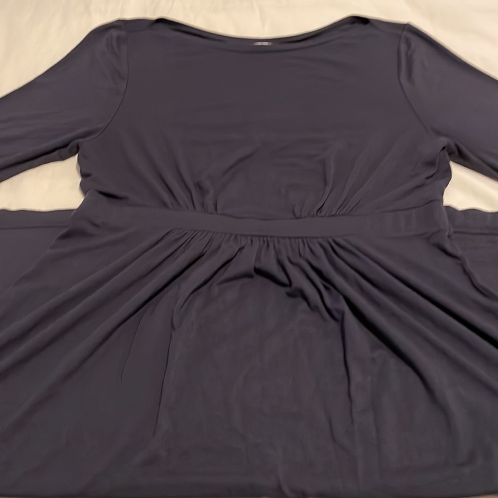 J. Crew, Size Medium, Solid Grey Dress - image 2